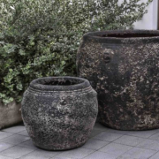 Chios planters by Campania black